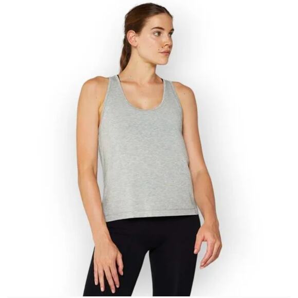 FOURLAPS Grey Heather Surge Tank Top Workout Activewear Shirt Women's Size Large - Picture 11 of 13
